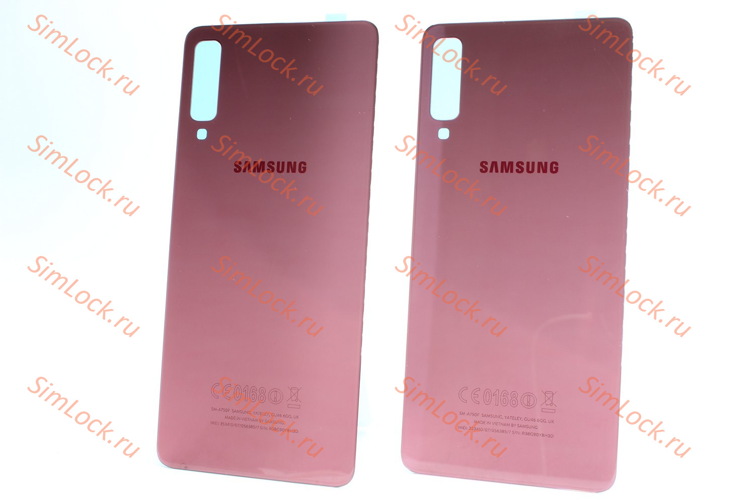 Задняя крышка Samsung A750 Galaxy A7 2018, розовый, К-2