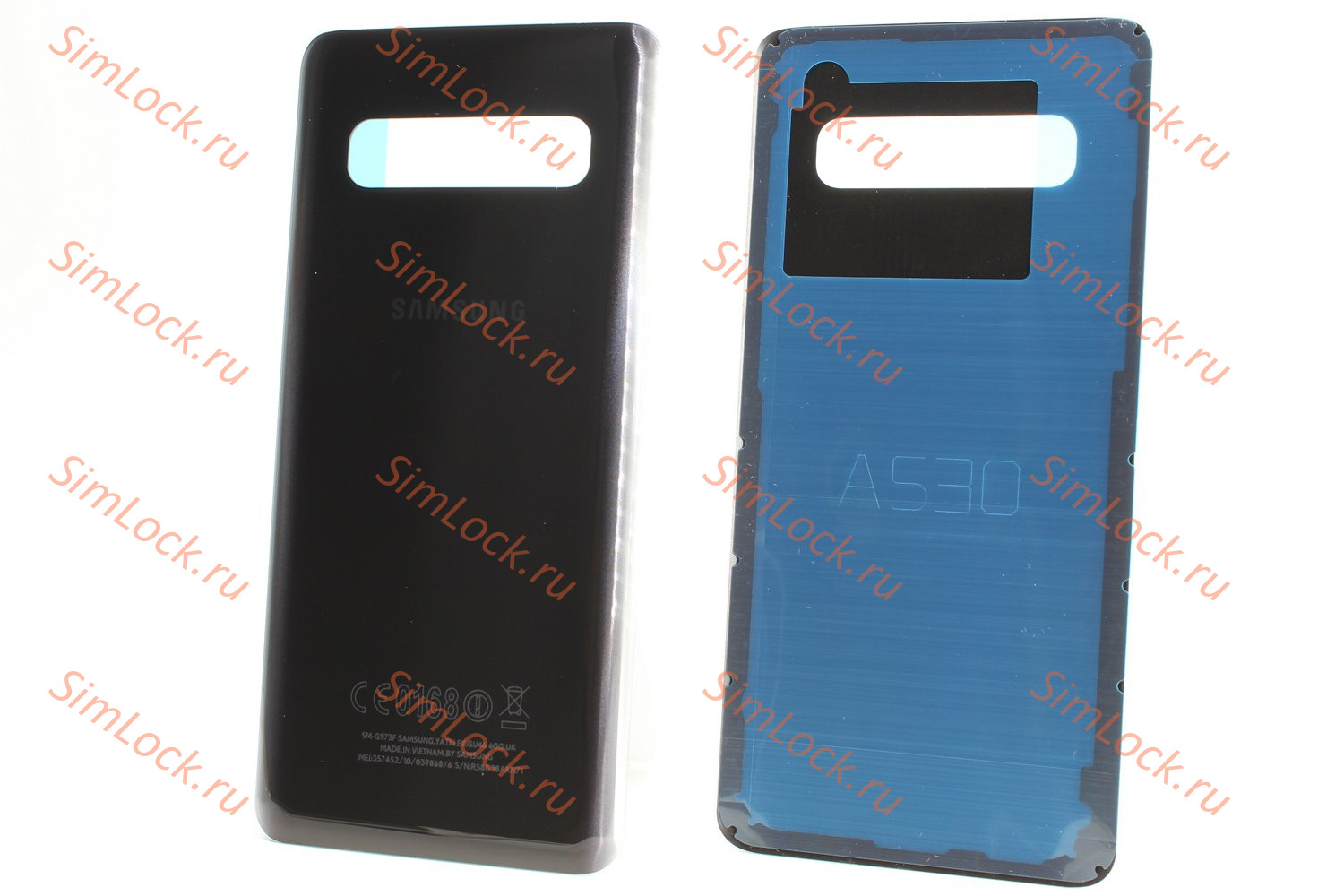 Задняя крышка Samsung SM-G973 Galaxy S10, черный, К-2