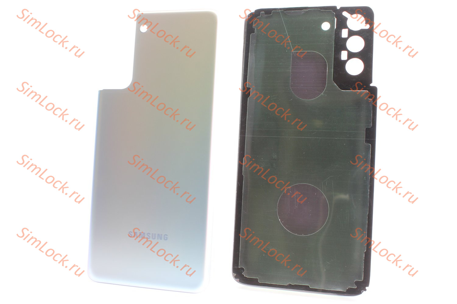 Задняя крышка Samsung SM-G996 Galaxy S21 Plus, серебро, К-2