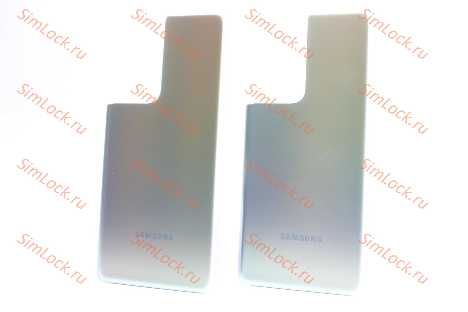 Задняя крышка Samsung SM-G998 Galaxy S21 Ultra, серебро, К-2