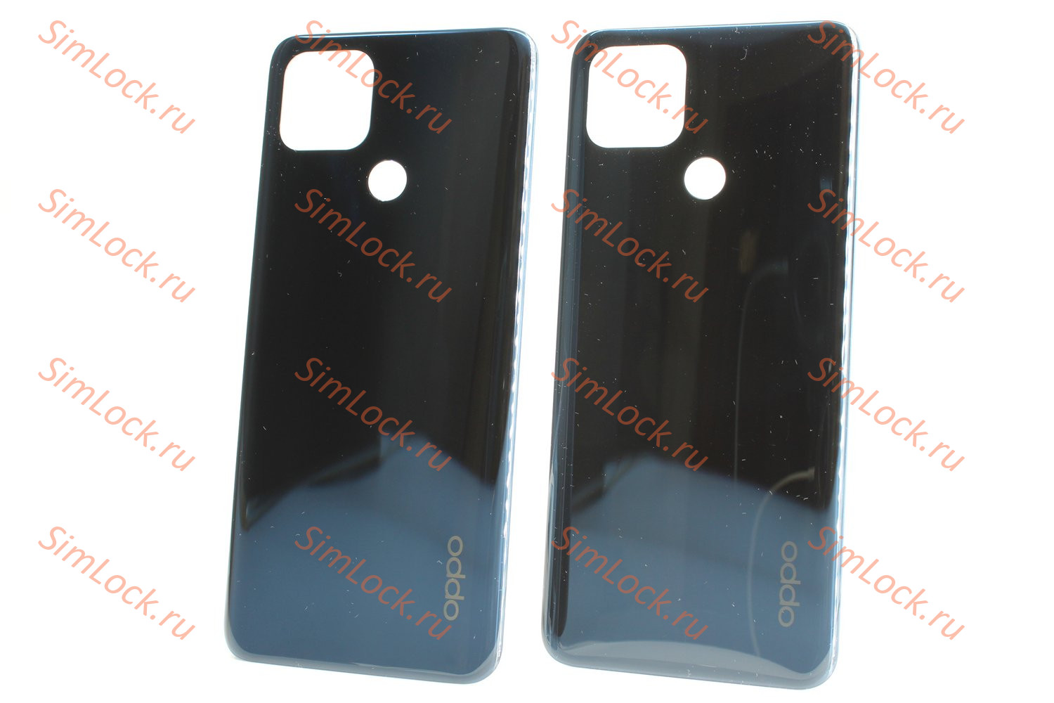 Задняя крышка Oppo A15 (CPH2185), A15s (CPH2179), черный, К-2