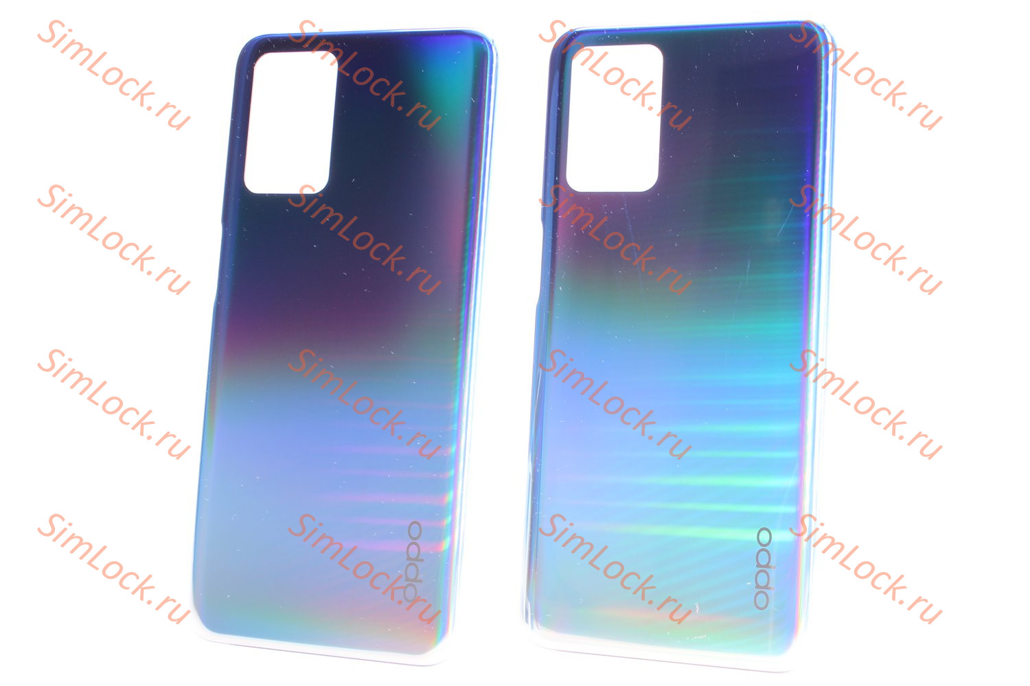 Задняя крышка Oppo A54 (CPH2239), голубой, К-2