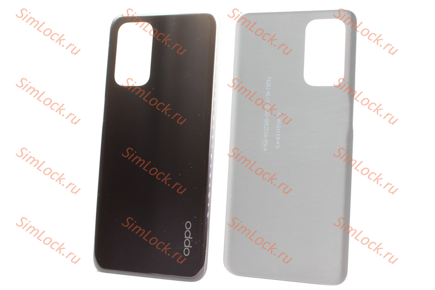 Задняя крышка Oppo A74 (CPH2219), черный, К-2