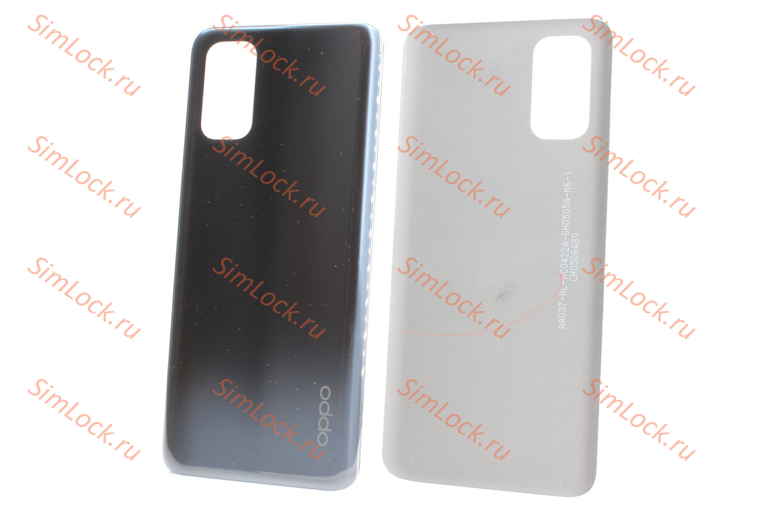 Задняя крышка Oppo Reno 5 (CPH2159), черный, К-2