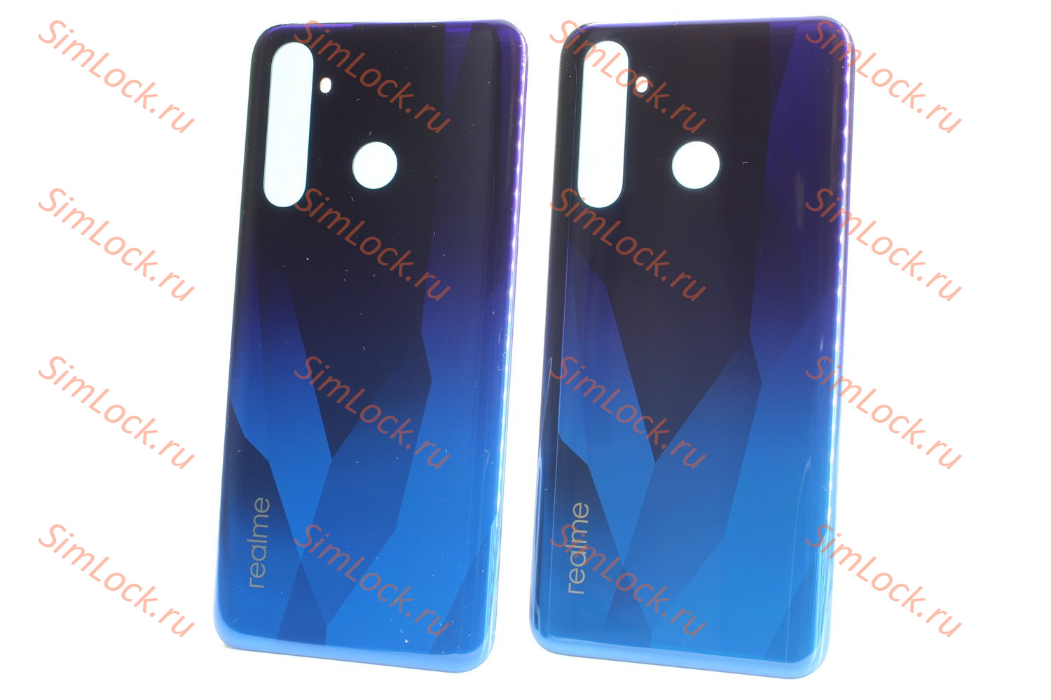 Задняя крышка Realme 5 Pro, синий, К-2