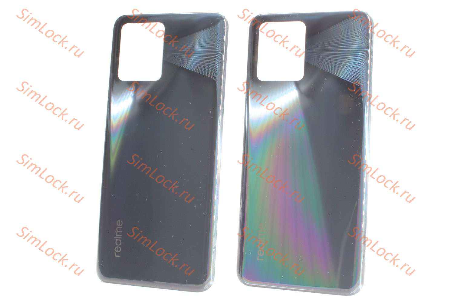 Задняя крышка Realme 8 4G (RMX3085), подходит к Realme 8 Pro, черный, К-2