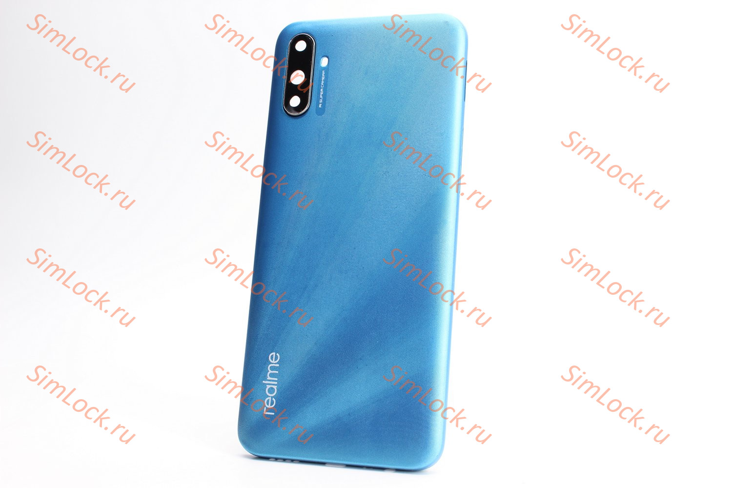 Задняя крышка Realme C3, голубой, К-2