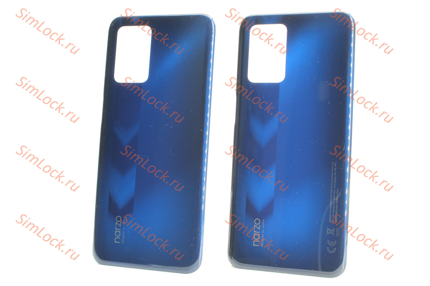 Задняя крышка Realme Narzo 30 5G (RMX3242), синий, К-2