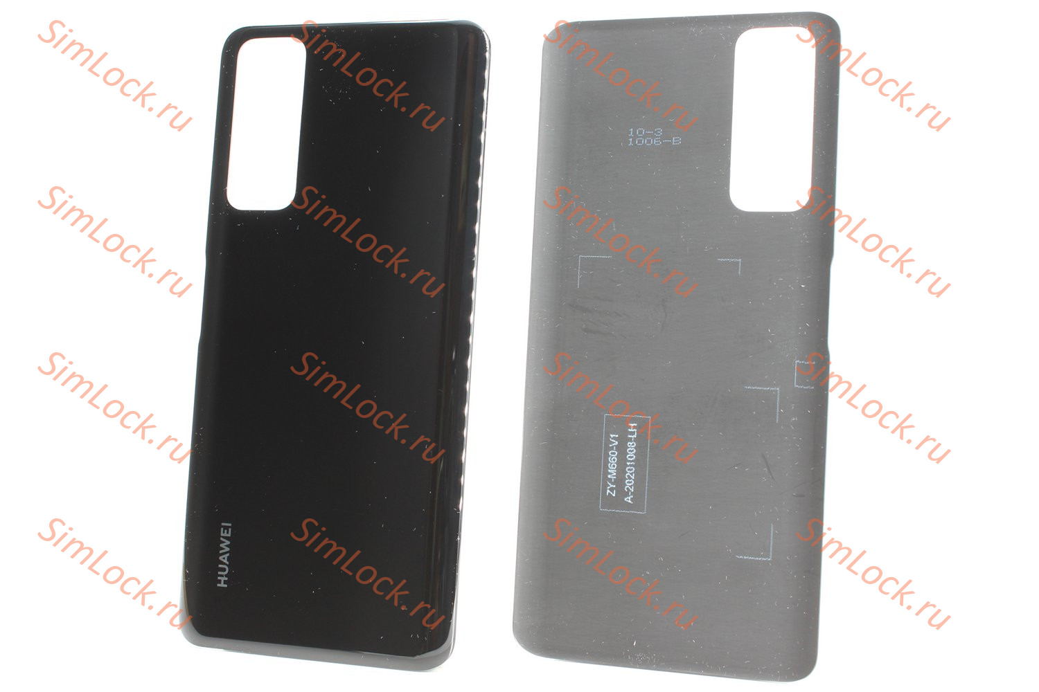 Задняя крышка Huawei P Smart 2021 (PPA-LX1), черный, К-2