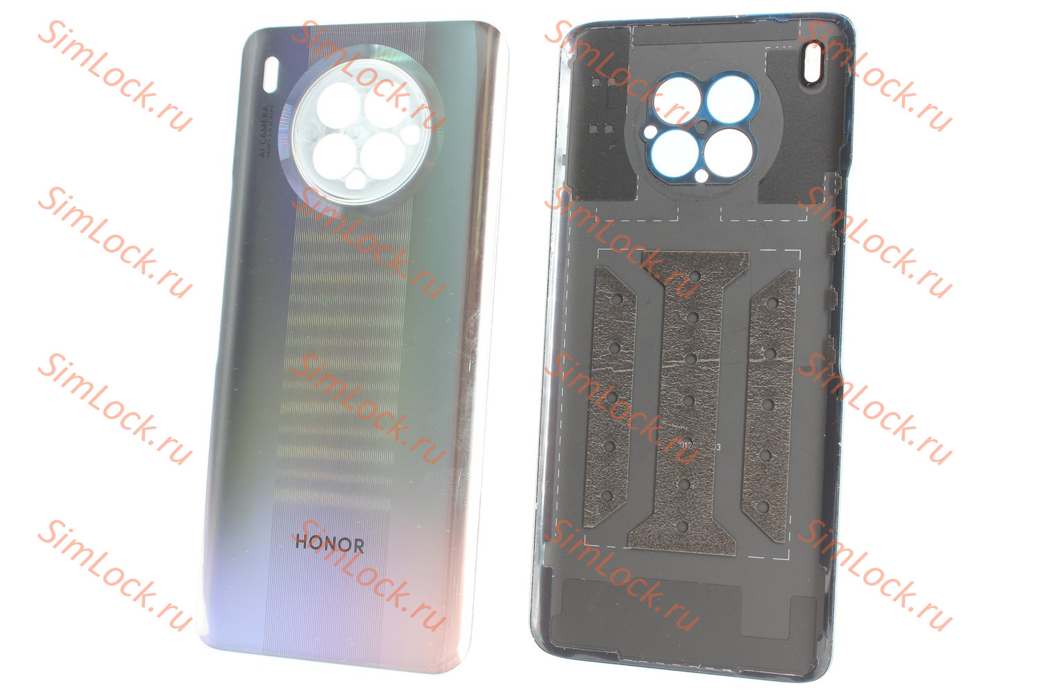 Задняя крышка Honor 50 Lite (NTN-LX1), серебро, К-1