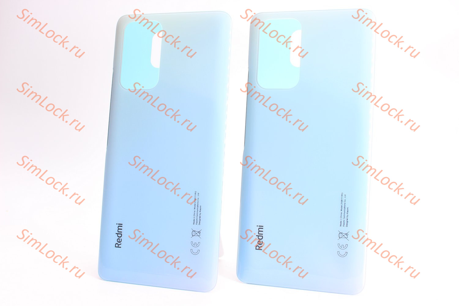 Задняя крышка Xiaomi Redmi Note 10 Pro, голубой, К-1