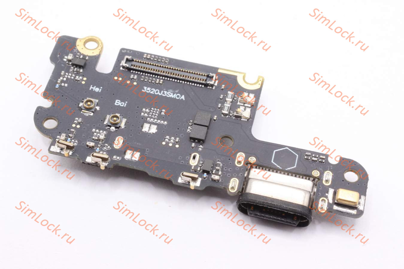 Нижняя плата (шлейф) Xiaomi Mi 10T, Mi 10T Pro, Redmi K30s, с разъемом зарядки и считывателем SIM, К-2