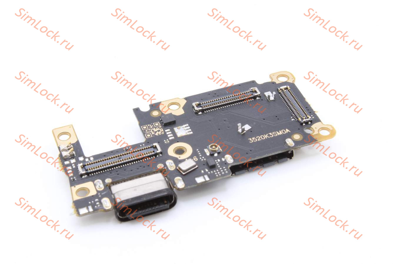 Нижняя плата (шлейф) Xiaomi Mi 11T (21081111RG), 11T Pro (2107113SG), с разъемом зарядки и считывателем SIM, К-2