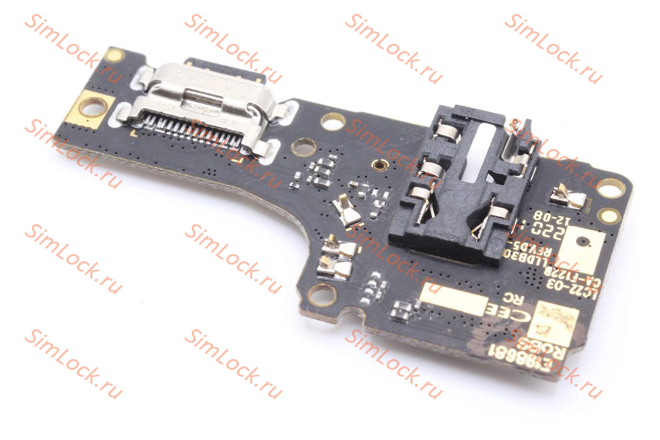 Нижняя плата (шлейф) Xiaomi Redmi Note 10, Note 10S, Poco M5s с разъемом зарядки (M2101K7AG M2101K7BG 2207117BPG), К-3