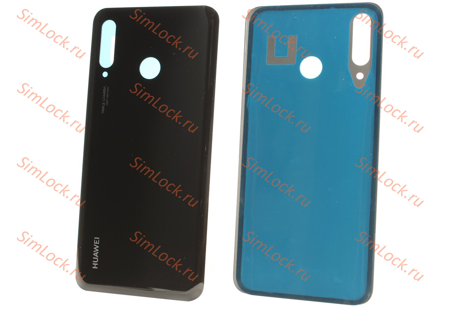 Задняя крышка Huawei P30 Lite, Nova 4E, 24MP, черный, К-2