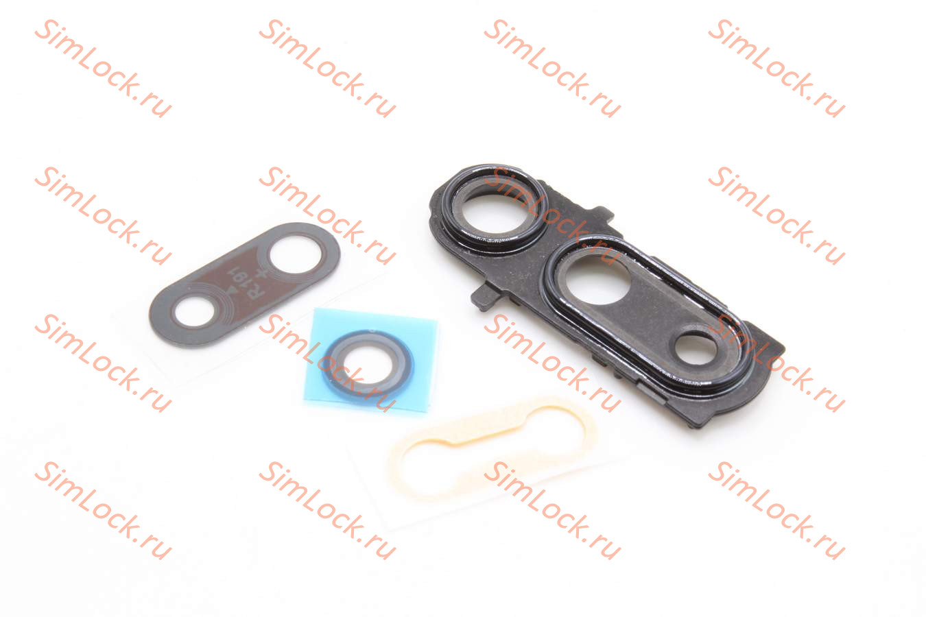 Стекло камеры Huawei P Smart Z (STK-LX) с черной рамкой