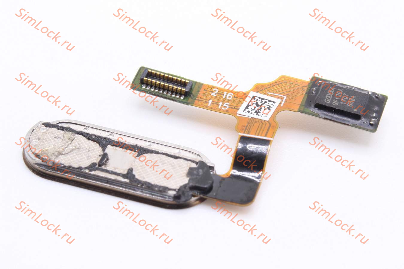 Кнопка Home Honor 9, 9 Premium (STF-L09, STF-AL10) со сканером отпечатка, синяя, К-1