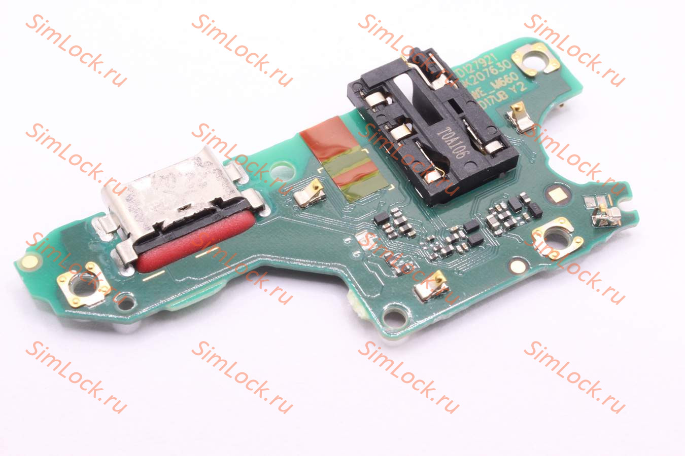 Нижняя плата (шлейф) Honor 10X Lite (DNN-LX9), Huawei P Smart 2021 (PPA-LX1) с разъемом зарядки, К-1