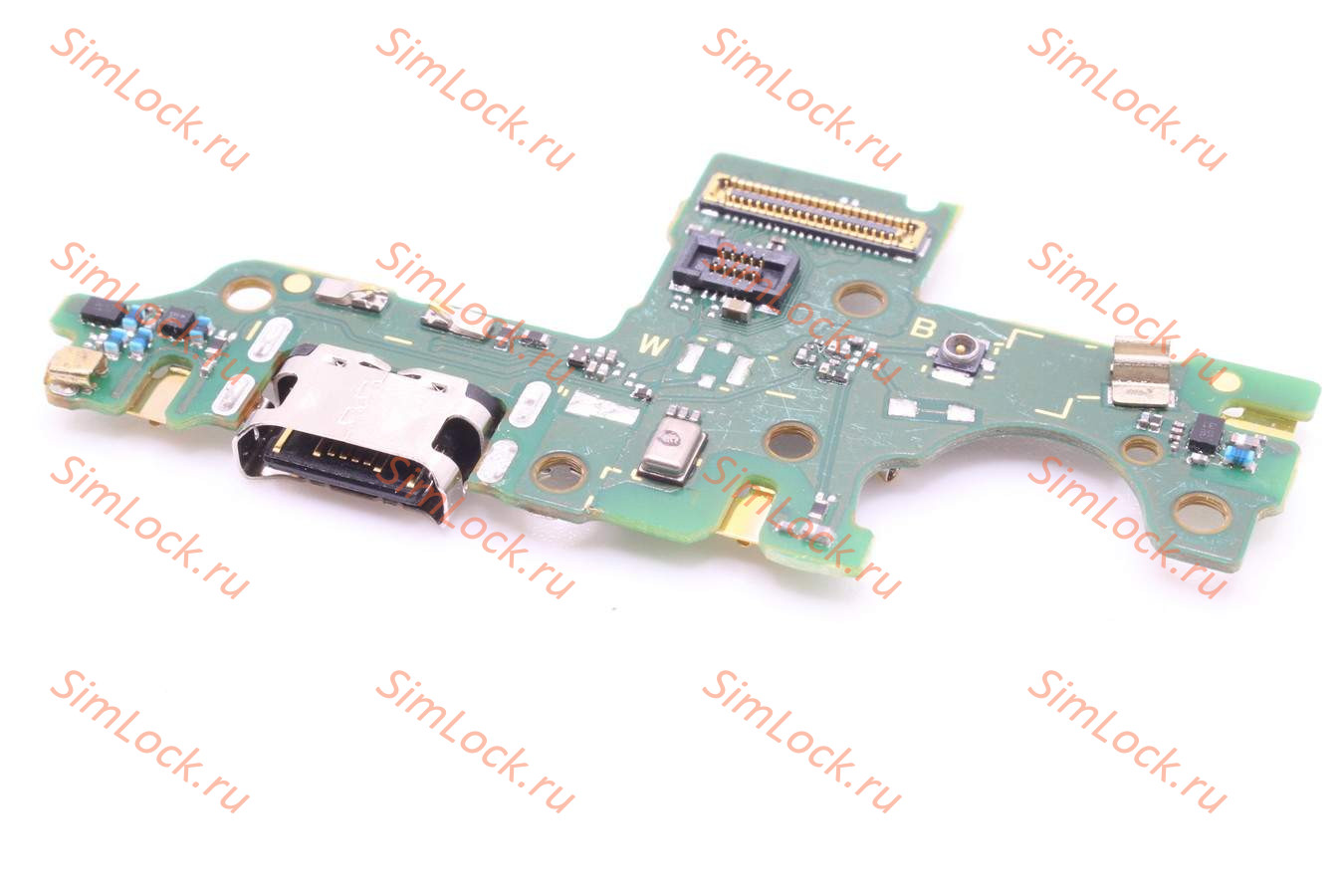 Нижняя плата (шлейф) Honor 30i, Huawei Y8p (LRA-LX1/AQM-LX1) с разъемом зарядки, К-2