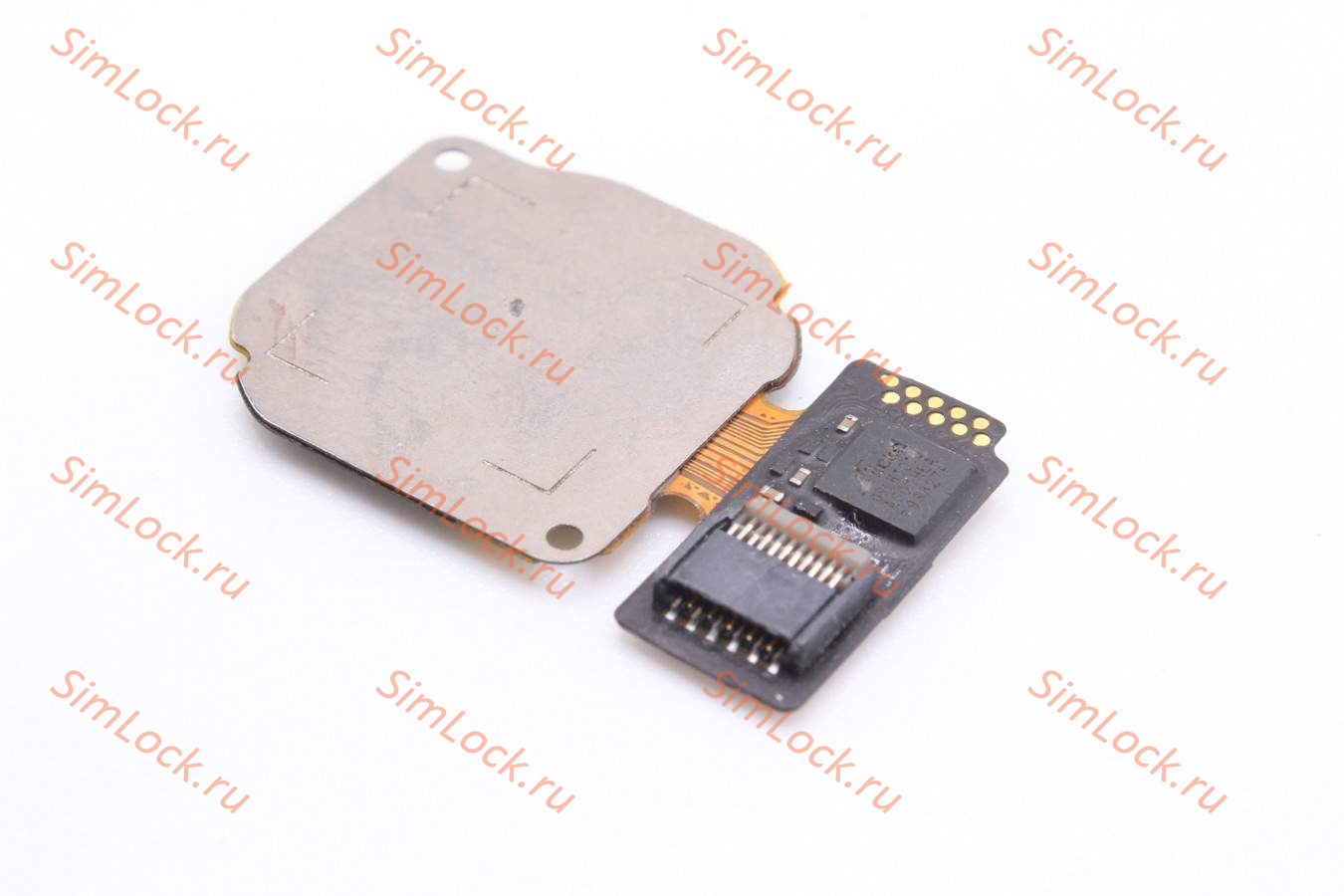 Cканер отпечатка пальца Huawei Y7 2019 (DUB-LX1), черный, оригинал, с разбора