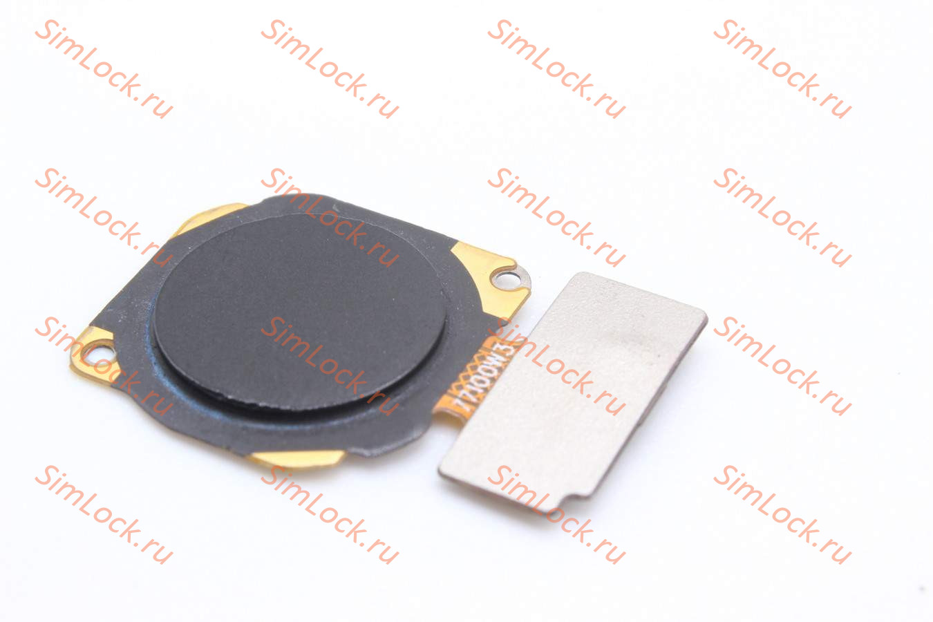 Cканер отпечатка пальца Huawei Y7 2019 (DUB-LX1), черный, оригинал, с разбора