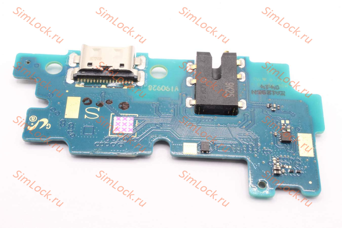 Нижняя плата (шлейф) Samsung A507 Galaxy A50s с разъемом зарядки, К-1