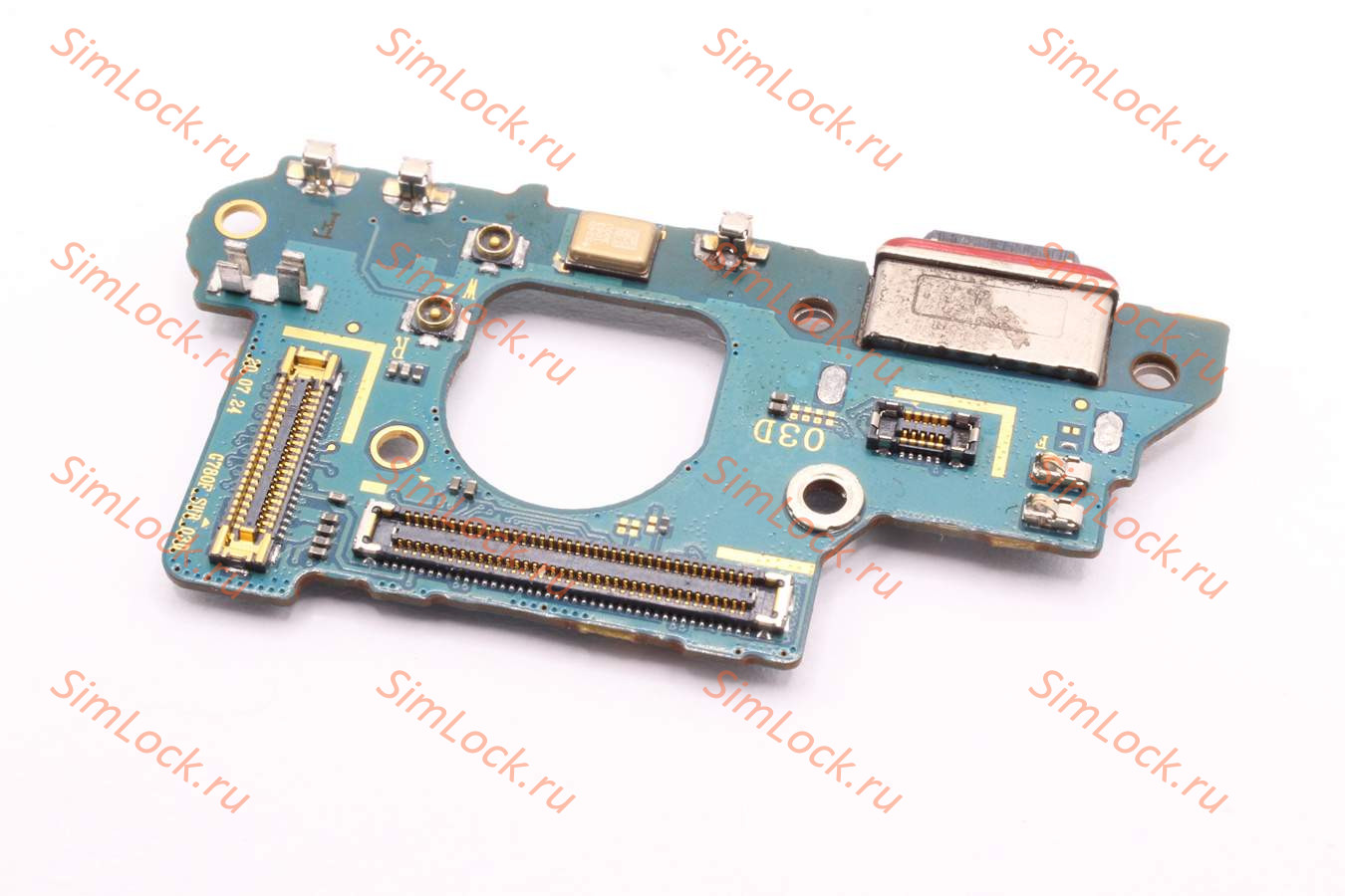 Нижняя плата (шлейф) Samsung G780F Galaxy S20 FE с разъемом зарядки, К-1