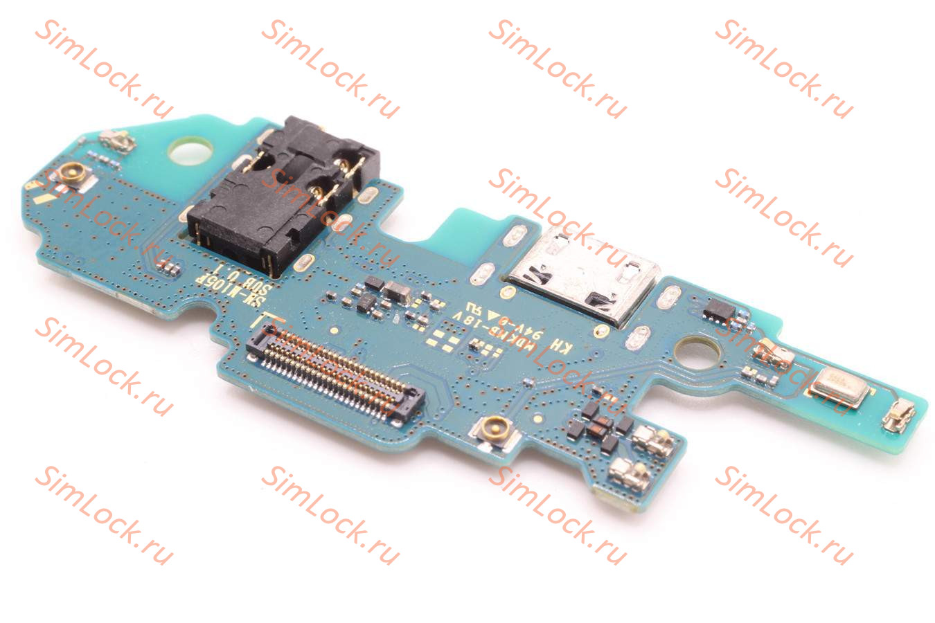 Нижняя плата (шлейф) Samsung M105F Galaxy M10 с разъемом зарядки, К-1