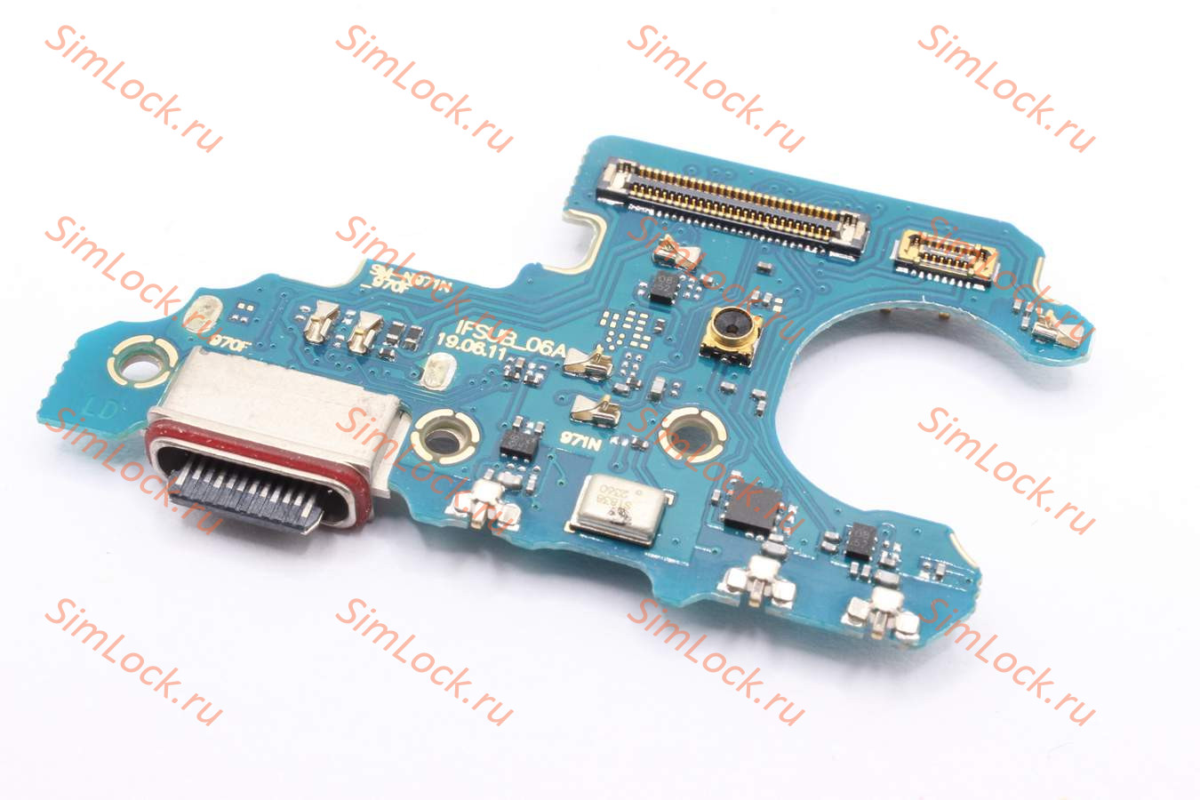 Нижняя плата (шлейф) Samsung N970F Galaxy Note 10 с разъемом зарядки, К-1