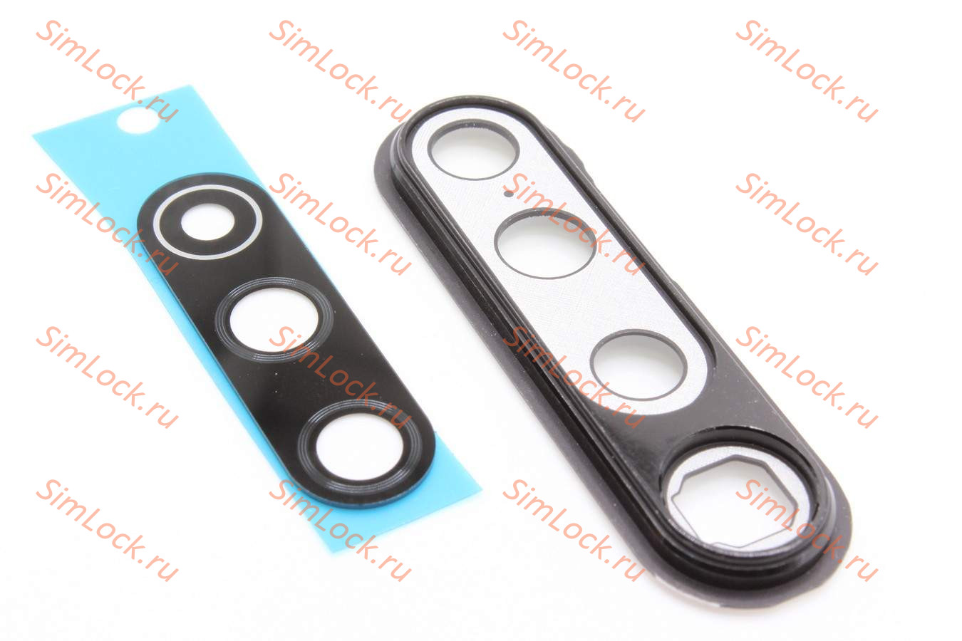 Стекло камеры Xiaomi Redmi Note 8 Pro, с черной рамкой