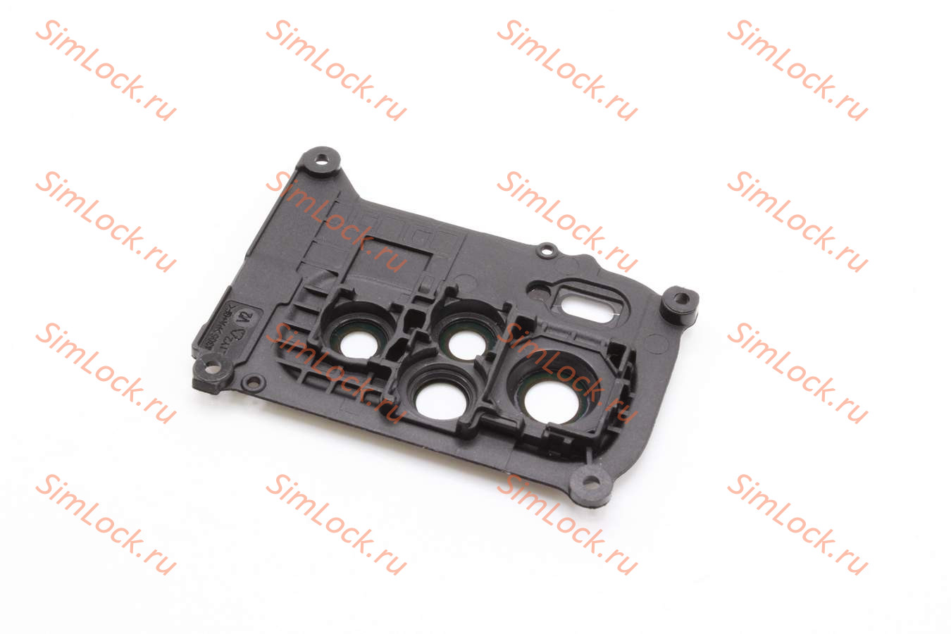 Стекло камеры Xiaomi Redmi Note 10, Note 10S, Poco M5s с серой рамкой (M2101K7AG M2101K7BG 2207117BPG)