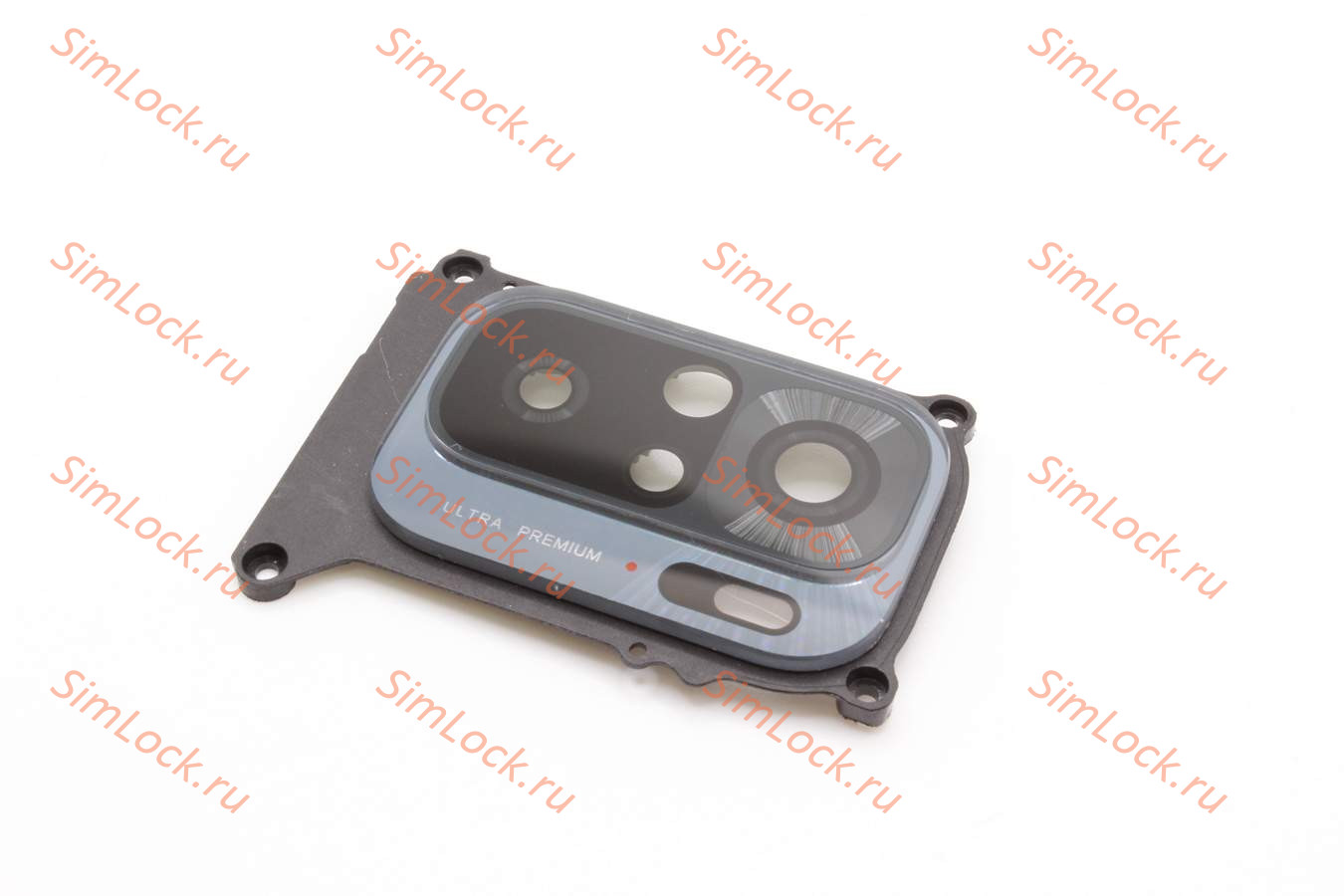 Стекло камеры Xiaomi Redmi Note 10, Note 10S, Poco M5s с серой рамкой (M2101K7AG M2101K7BG 2207117BPG)