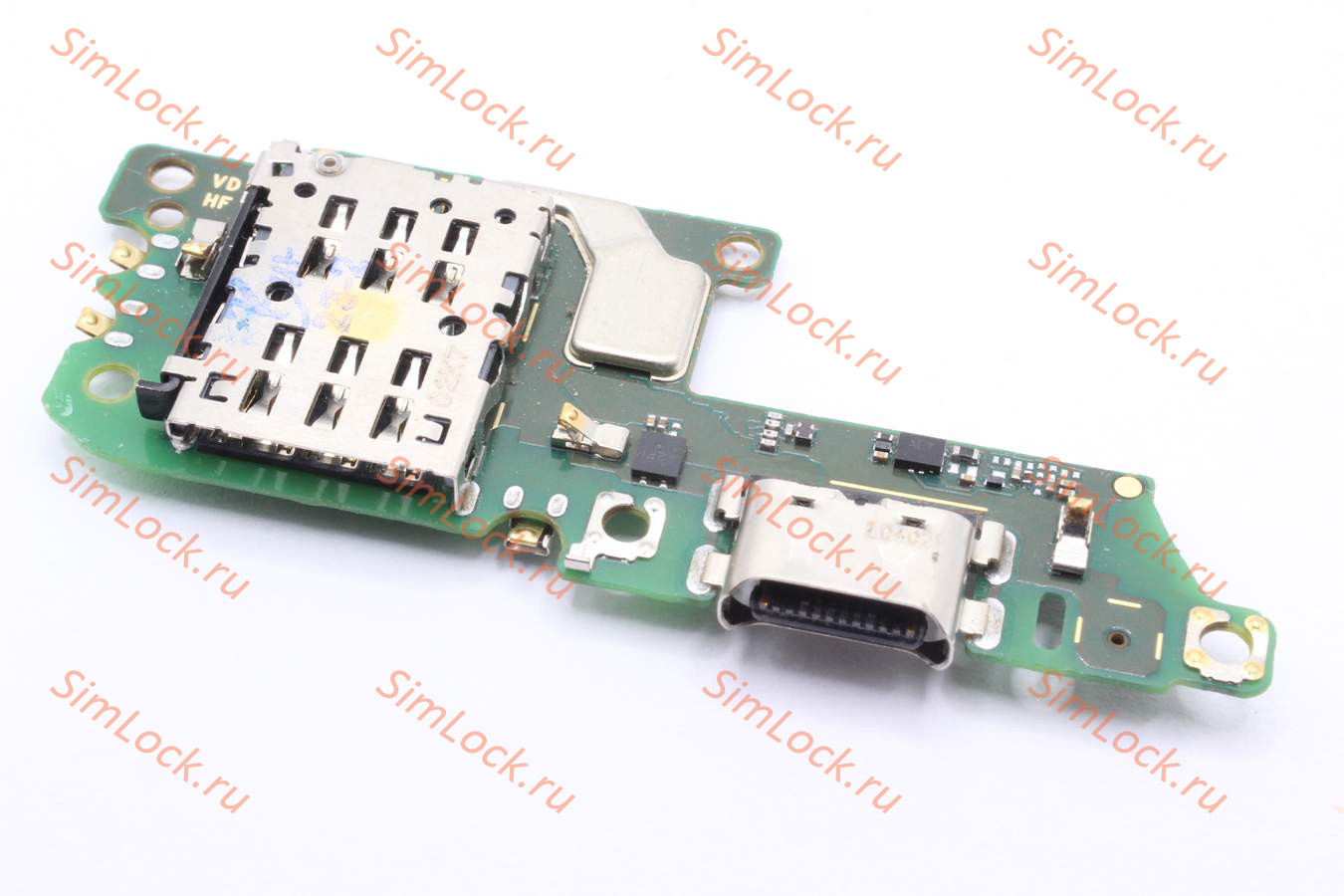 Нижняя плата (шлейф) Honor 30 с разъемом зарядки, SIM-карты и микрофоном, К-1