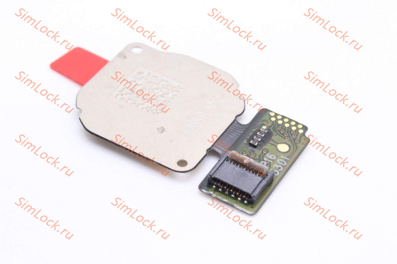 Cканер отпечатка пальца Honor 7X, 8A, 8X,  8 Lite, 9 Lite, 10 Lite, Huawei P8 Lite (2017), P20 Lite, Nova 3E, золото, оригинал, с разбора