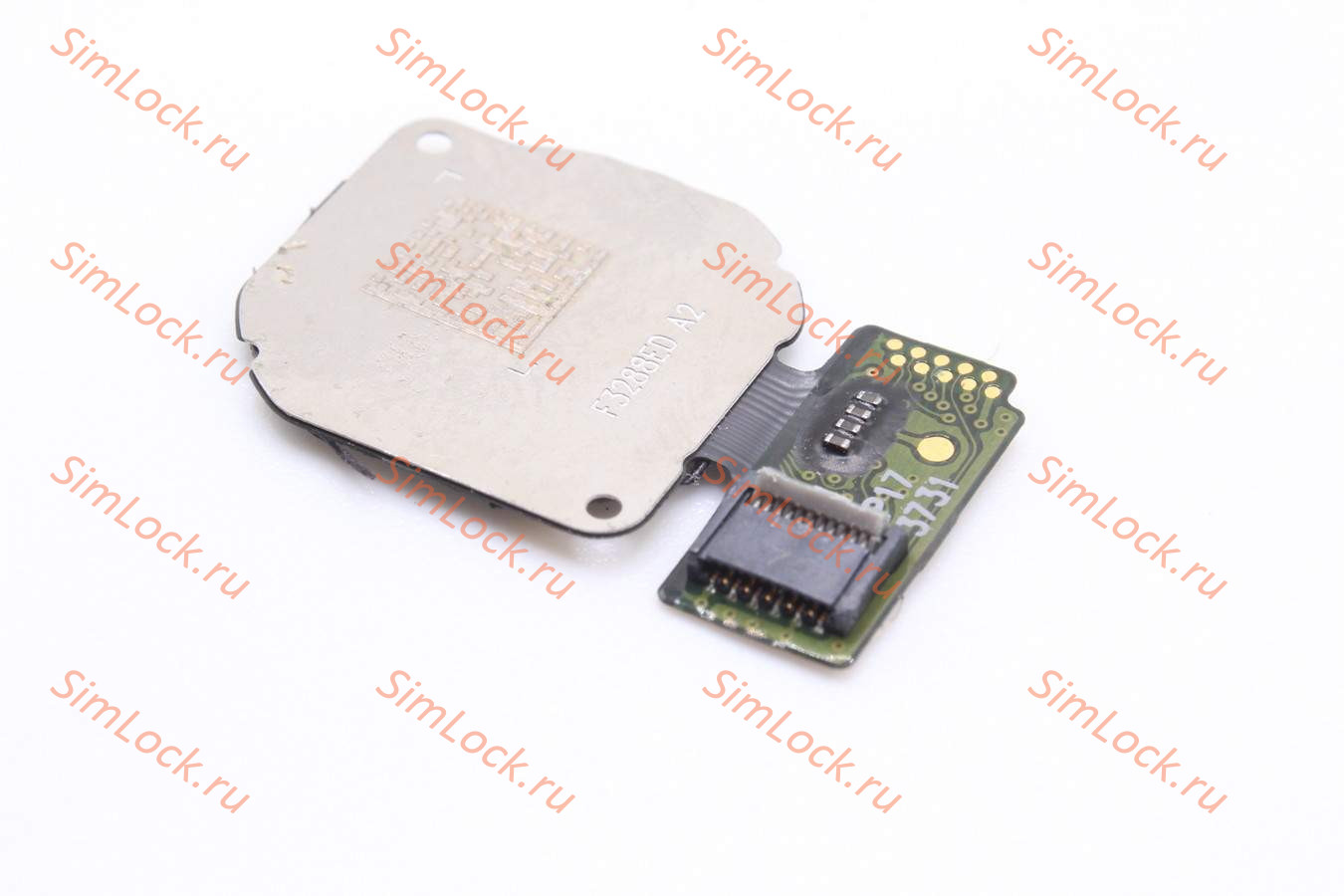 Cканер отпечатка пальца Honor 7X, 8A, 8X,  8 Lite, 9 Lite, 10 Lite, Huawei P8 Lite (2017), P20 Lite, Nova 3E, серый, оригинал, с разбора