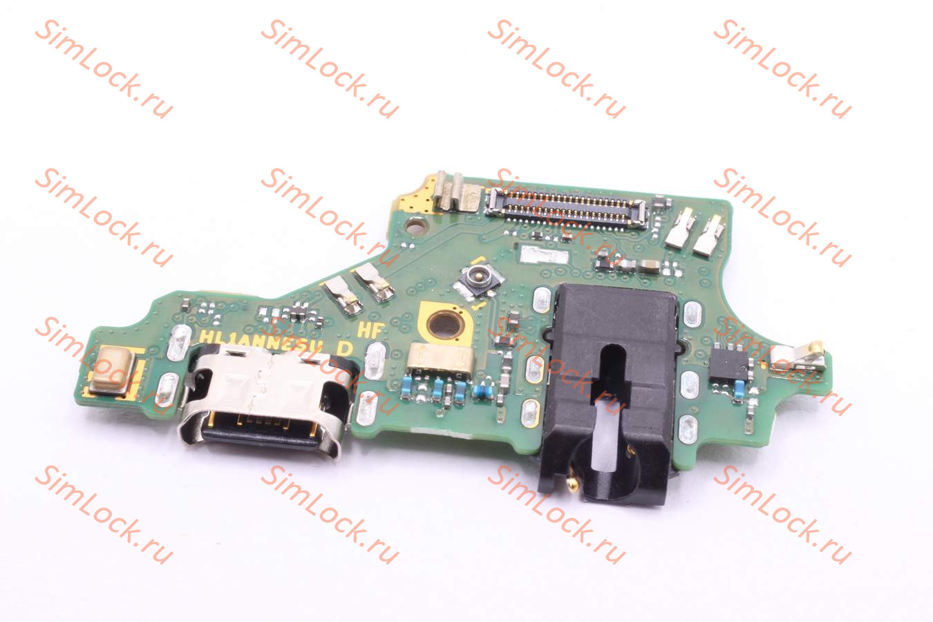 Нижняя плата (шлейф) Huawei P20 Lite с разъемом зарядки, К-1