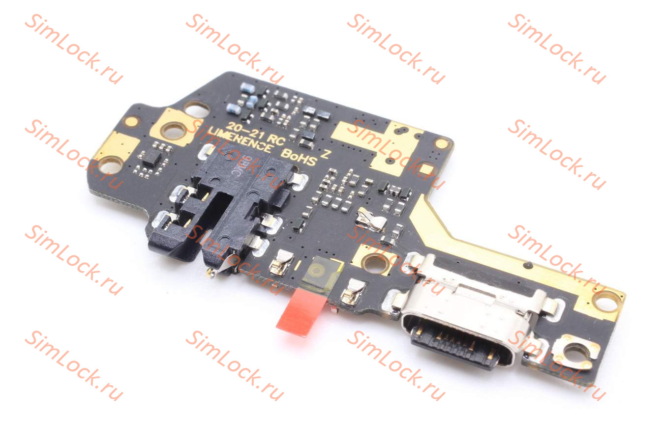 Нижняя плата (шлейф) Xiaomi Redmi Note 8T с разъемом зарядки, К-1