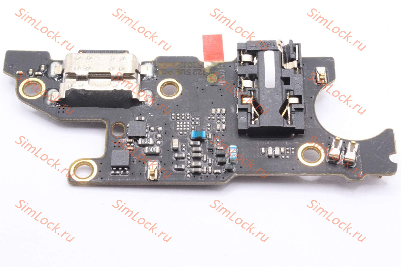 Нижняя плата (шлейф) Xiaomi Redmi Note 9T с разъемом зарядки, К-2