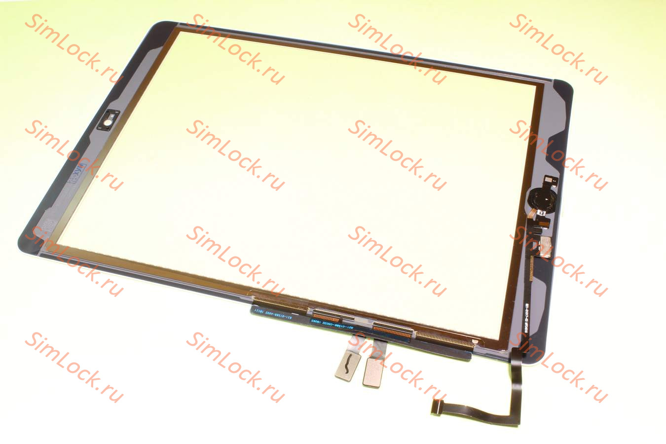 Тачскрин iPad 6, 9.7'', 2018 (A1893, A1954) с золотой кнопкой Home, белый, К-2