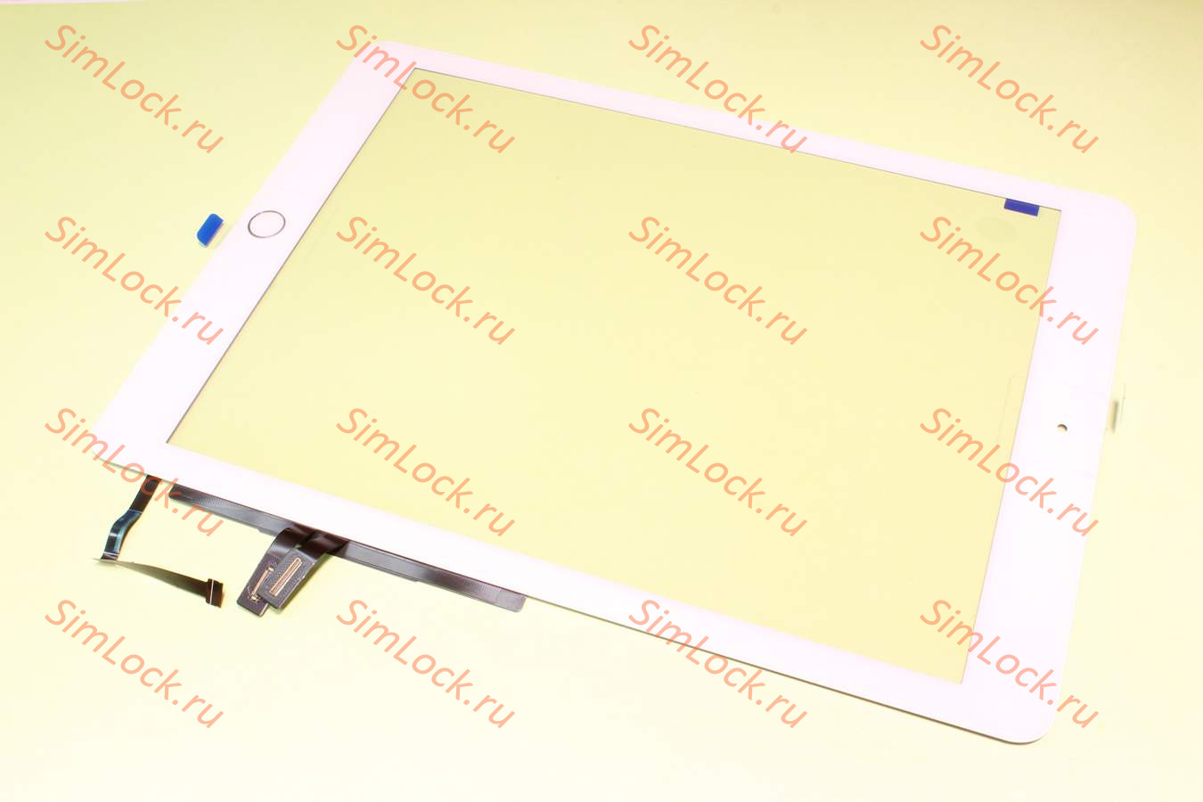 Тачскрин iPad 6, 9.7'', 2018 (A1893, A1954) с серебристой кнопкой Home, белый, К-1