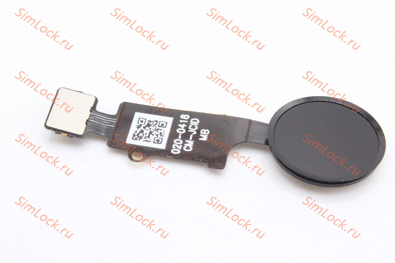 Шлейф iPhone 7, 7+ Plus, 8, 8+ Plus, SE 2020 с кнопкой Home, черный, К-1