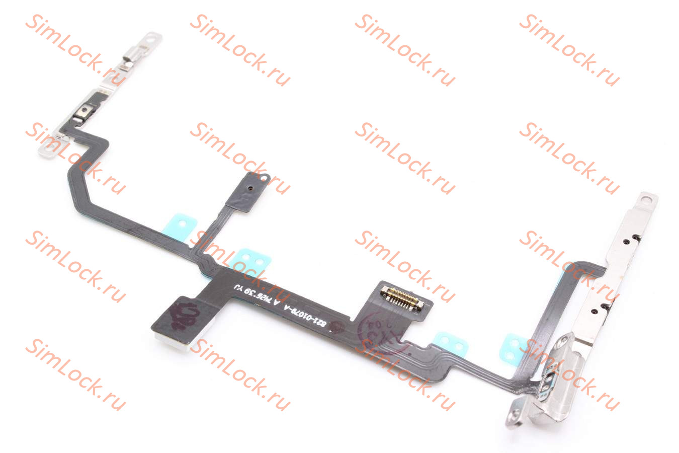 Шлейф iPhone 8+ Plus с кнопками включения и громкости, микрофоном и вспышкой, К-1