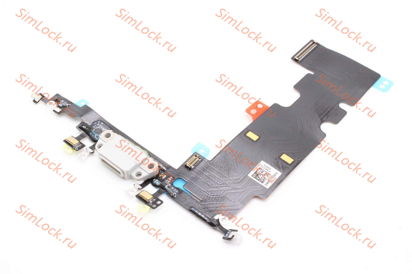 Шлейф iPhone 8+ Plus с разъемом зарядки, белый, К-1