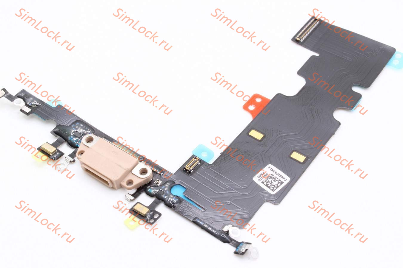 Шлейф iPhone 8+ Plus с разъемом зарядки, золото, К-1