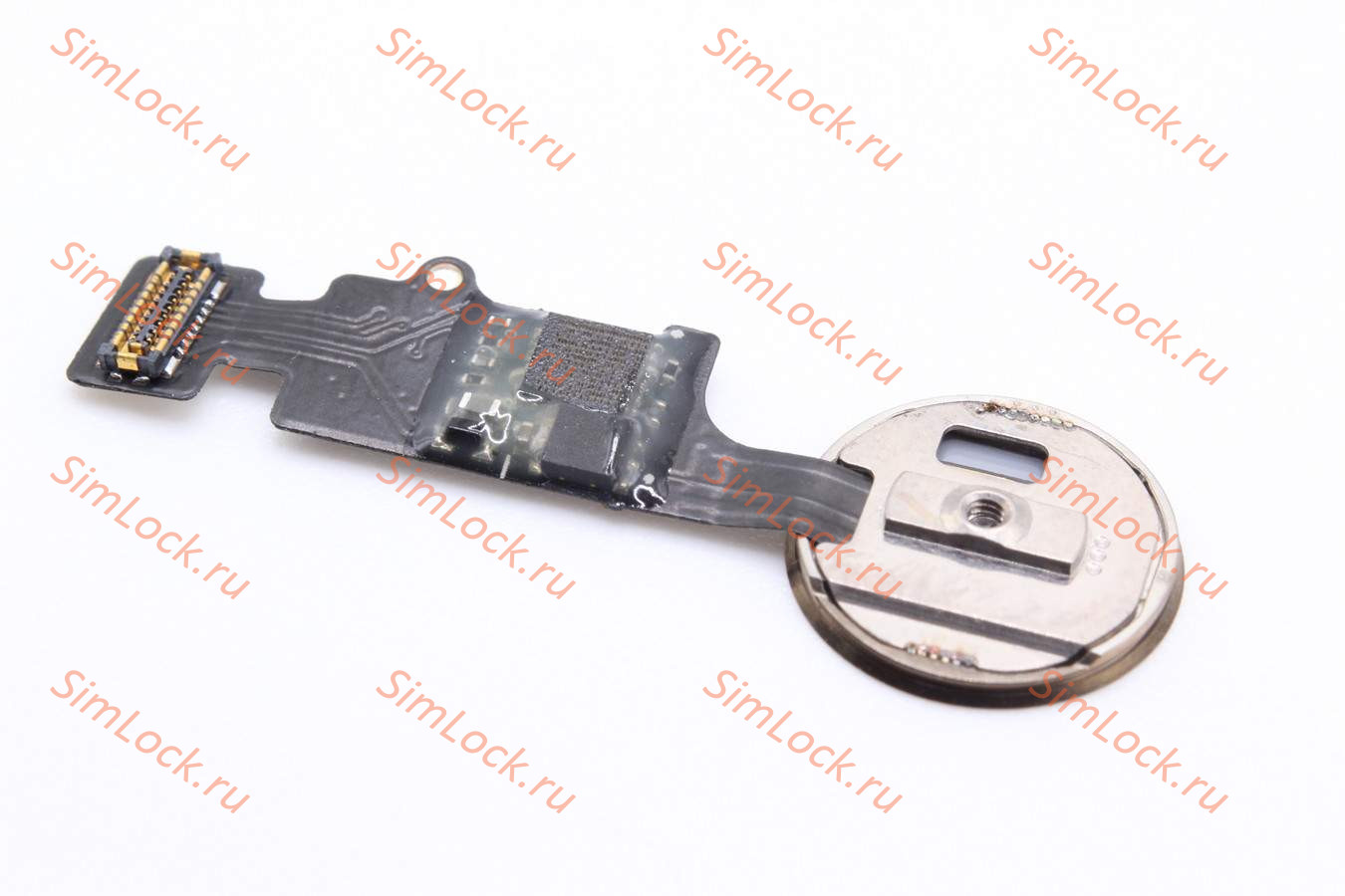 Шлейф iPhone 7, 7+ Plus, 8, 8+ Plus, SE 2020 с кнопкой Home, золото, К-1