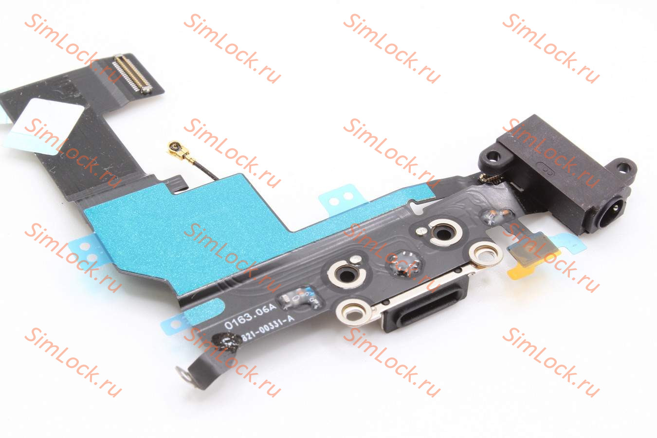 Шлейф iPhone SE с разъемом зарядки, черный, К-2