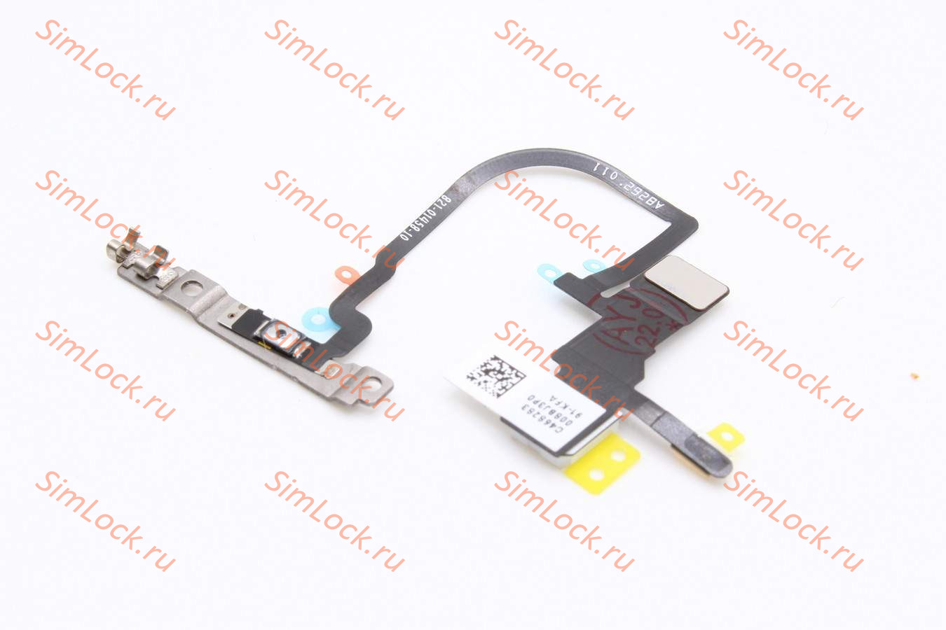 Шлейф iPhone XS, XS Max с кнопкой включения и вспышкой, К-1