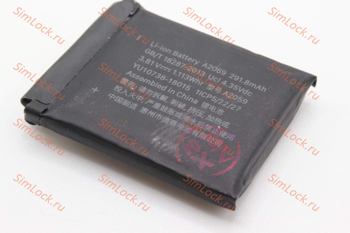 Аккумулятор Apple Watch 4 44mm, A2059, К-1