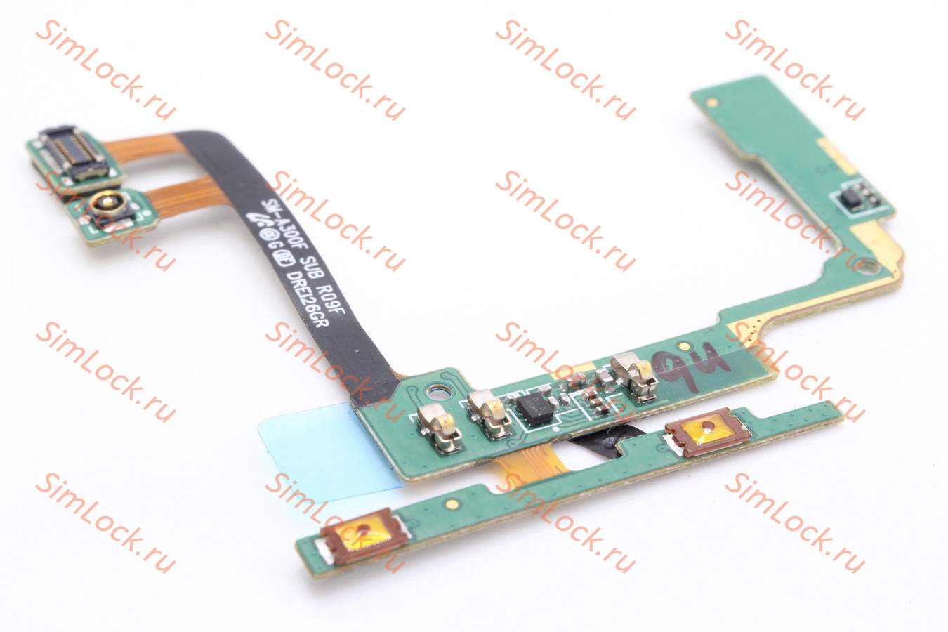 Шлейф Samsung A300F Galaxy A3 (2015) на  кнопки громкости, с микрофоном, К-1
