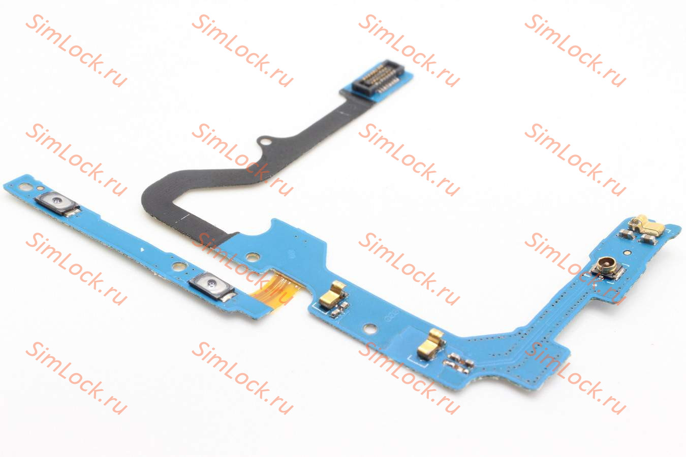 Шлейф Samsung A500F Galaxy A5 (2015) кнопки громкости, с микрофоном, К-1